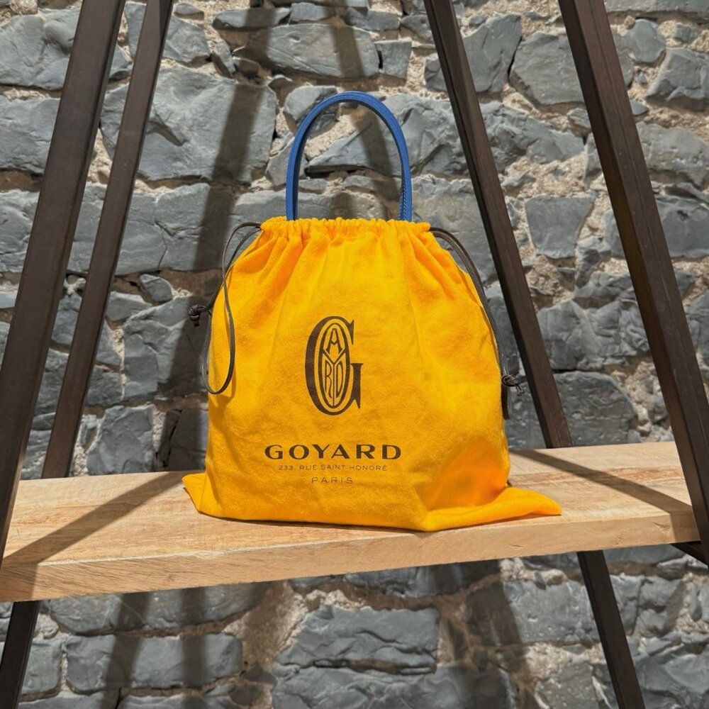 Goyard Blue Goyardine Mini Anjou Shoulder Bag - Picture 15 of 16